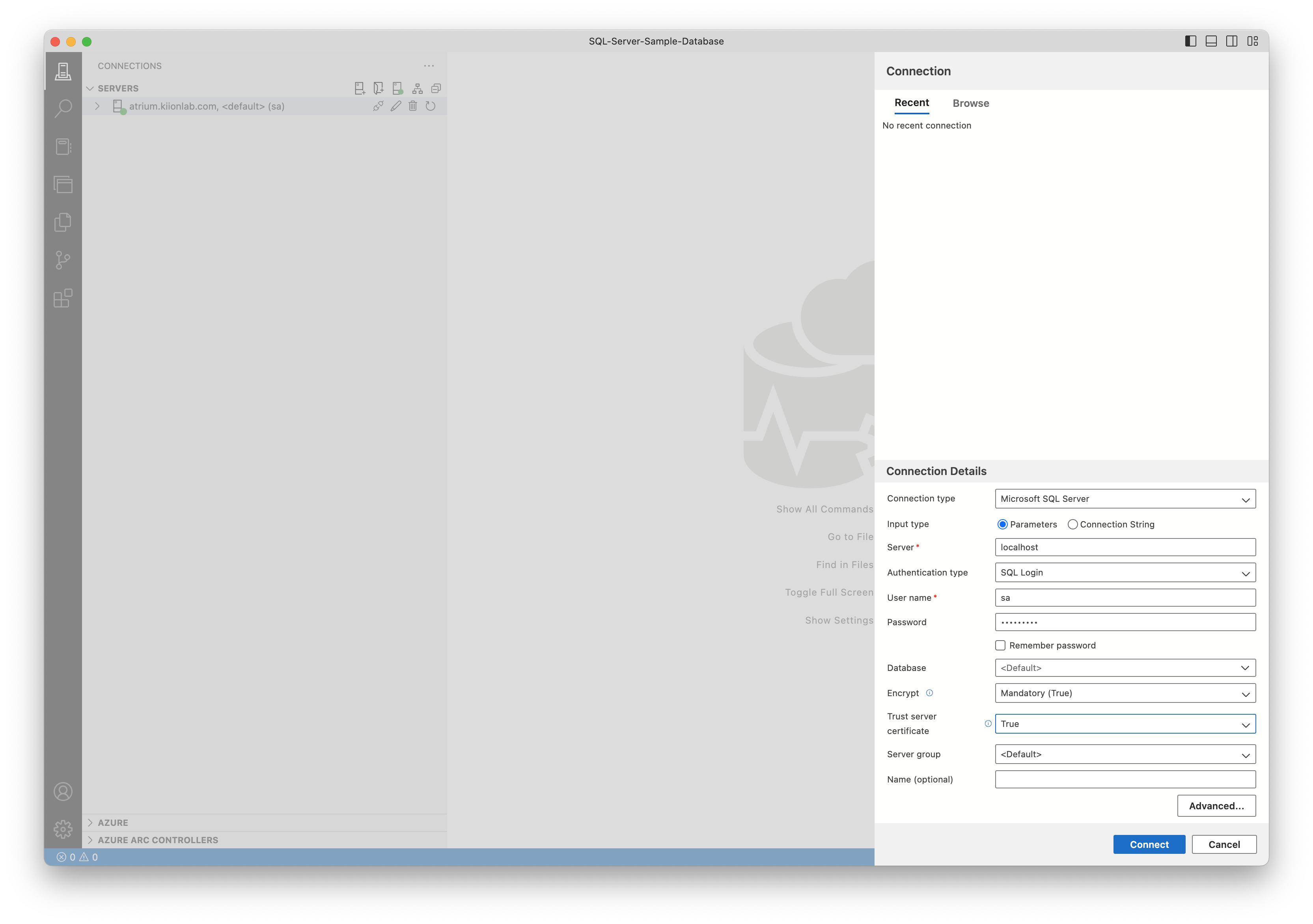 3 Azure Data Studio – Bases de Dados